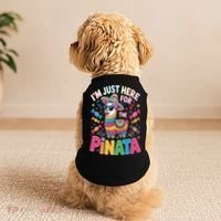 Cinco De Mayo IM Just Here For The Pinata Mexican Doggie Tank thumb 2