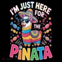 Cinco De Mayo IM Just Here For The Pinata Mexican Coffee Mug thumb 5