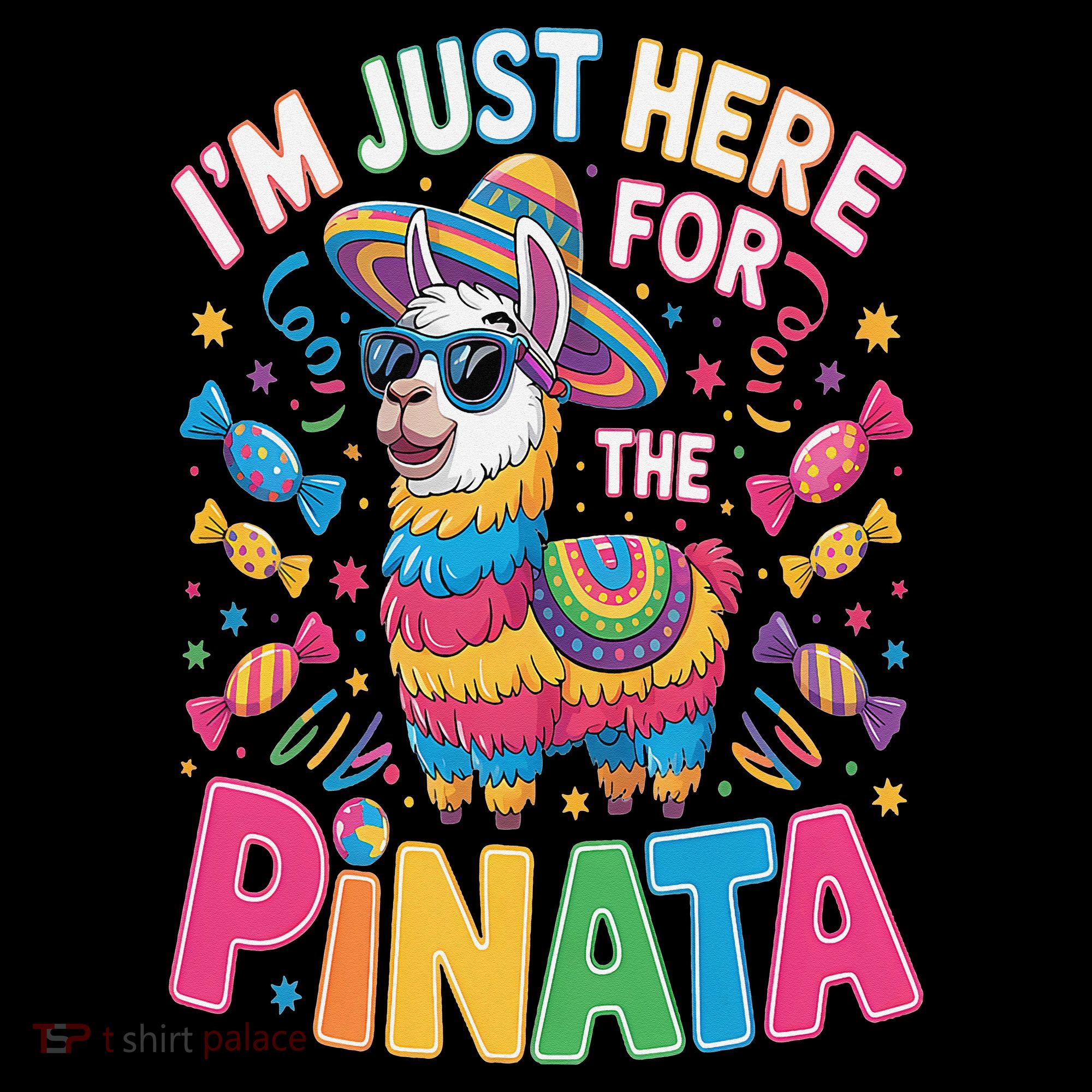 Cinco De Mayo IM Just Here For The Pinata Mexican Women's Hoodie
