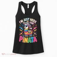 Cinco De Mayo IM Just Here For The Pinata Mexican Women's Tank Top thumb 0