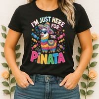 Cinco De Mayo IM Just Here For The Pinata Mexican Women's T-Shirt thumb 2