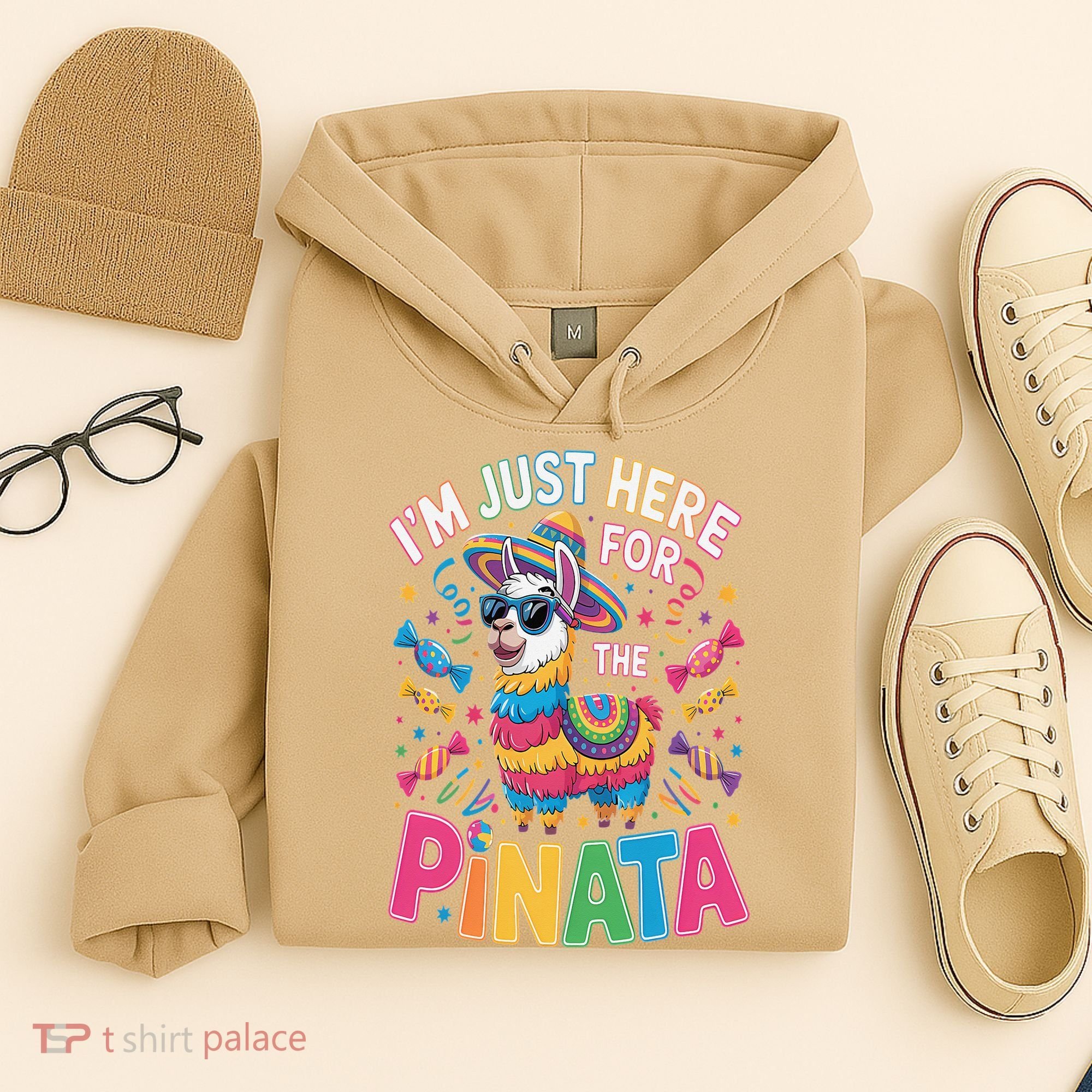 Cinco De Mayo IM Just Here For The Pinata Mexican Hoodie
