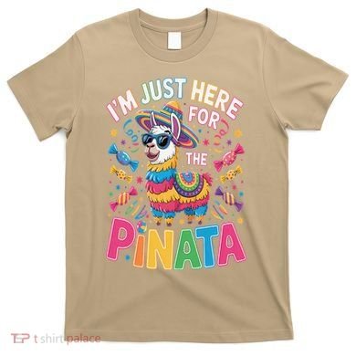 Cinco De Mayo IM Just Here For The Pinata Mexican T-Shirt