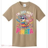Cinco De Mayo IM Just Here For The Pinata Mexican Kids T-Shirt thumb 0