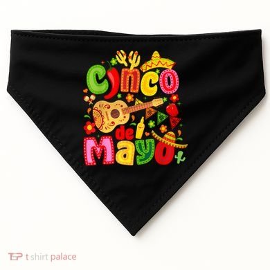 Cinco De Mayo USA-Made Doggie Bandana