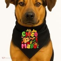 Cinco De Mayo USA-Made Doggie Bandana thumb 1