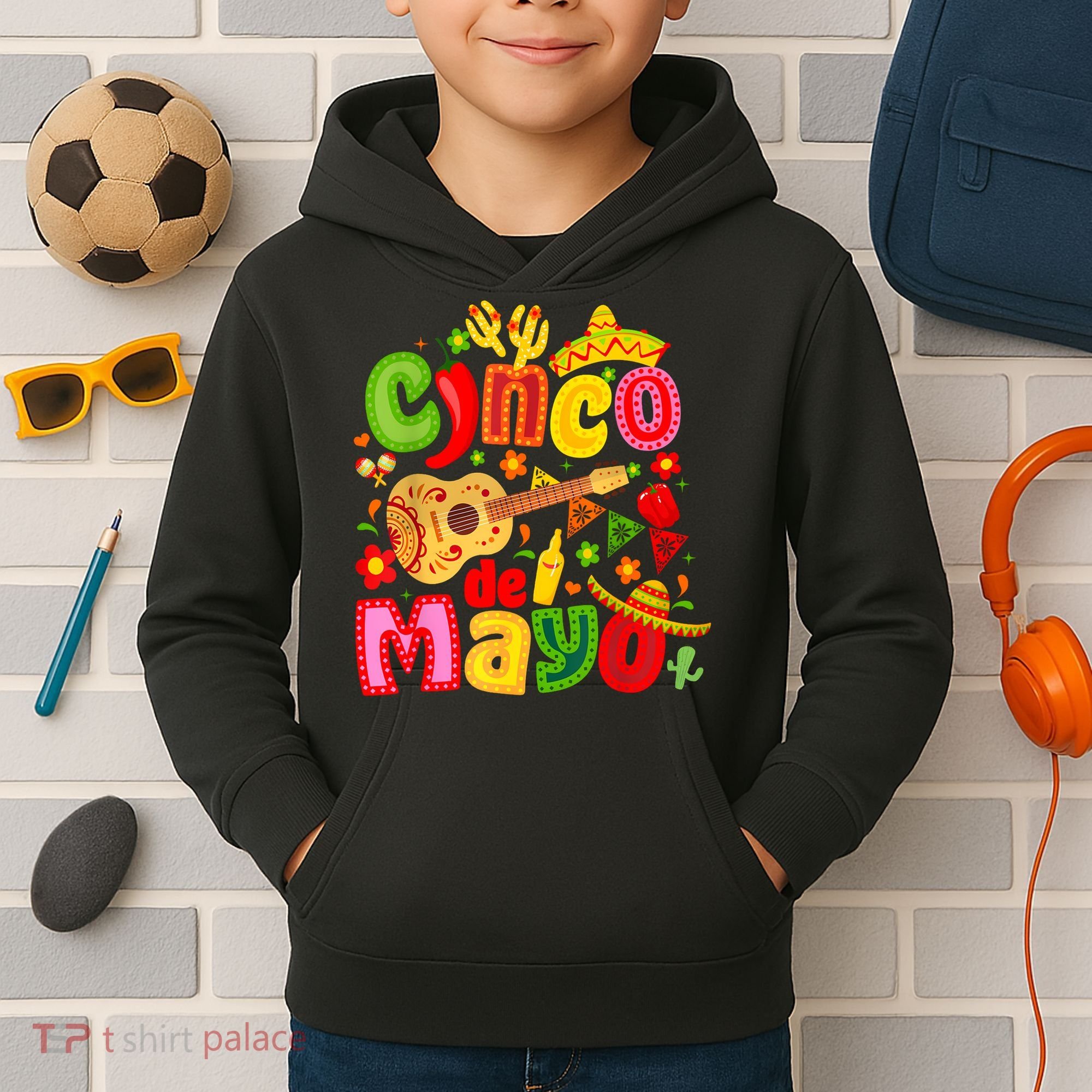 Cinco De Mayo Kids Hoodie