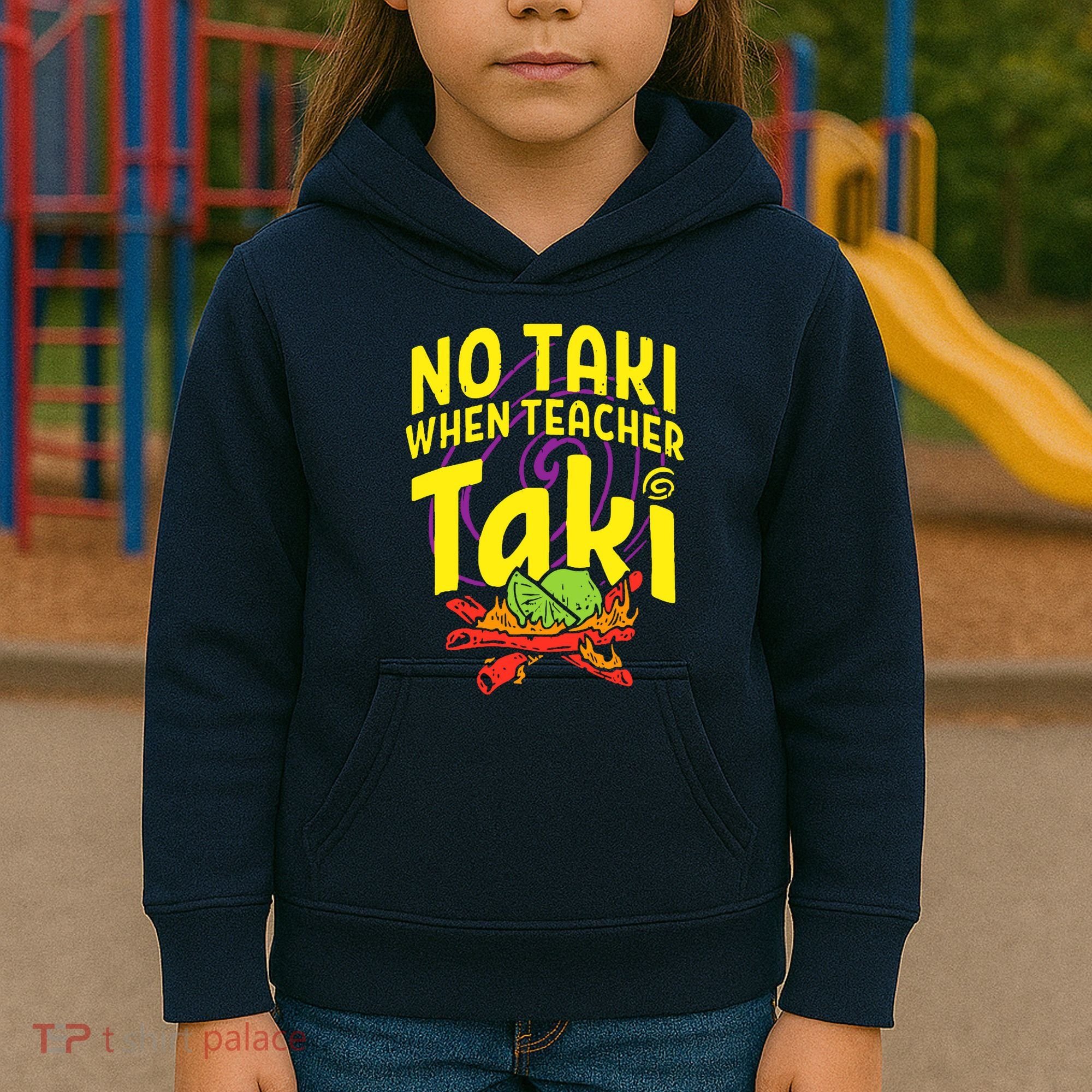Cinco De Mayo No Taki When Teacher Funny Kids Hoodie