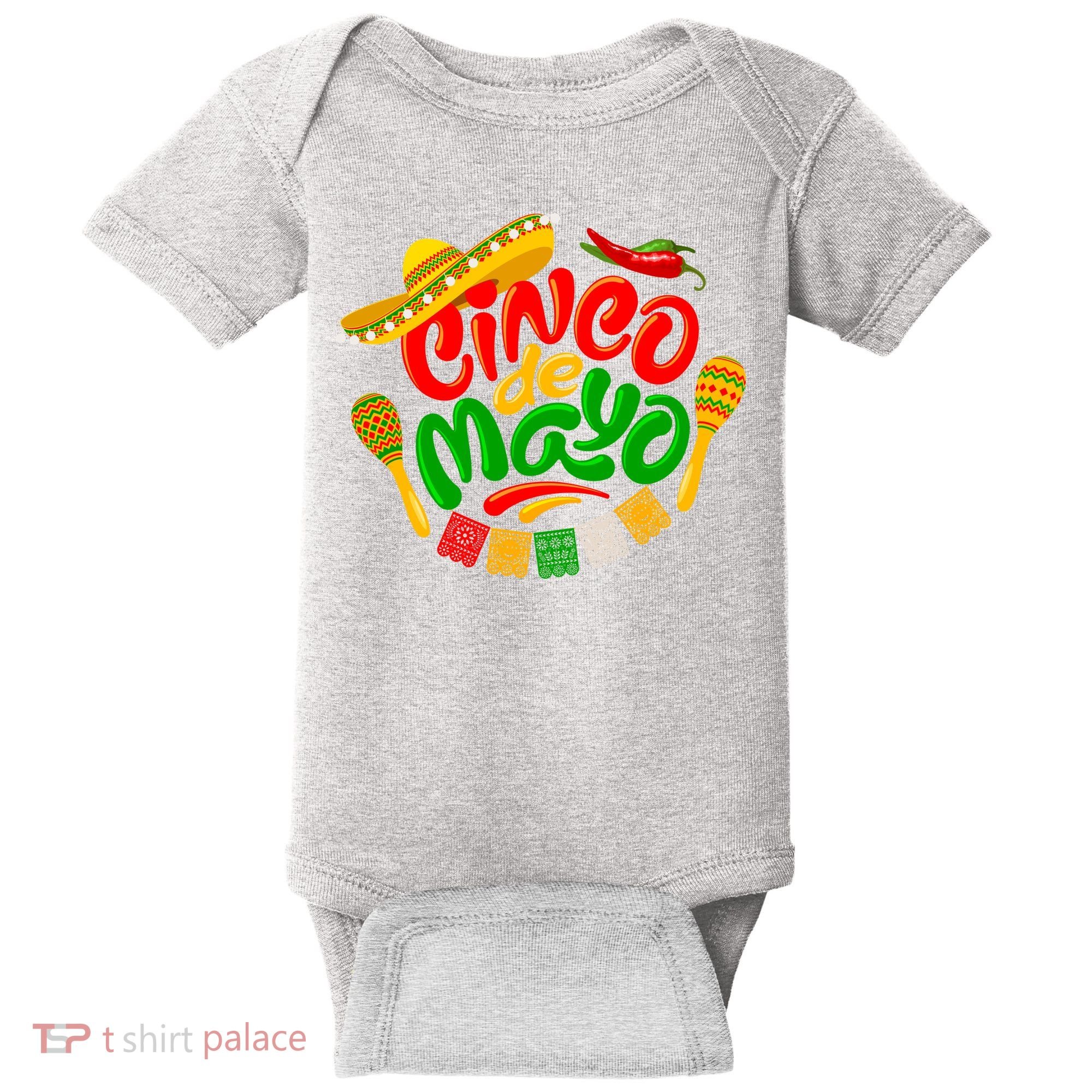 Cinco De Mayo Fiesta Celebration Baby Bodysuit