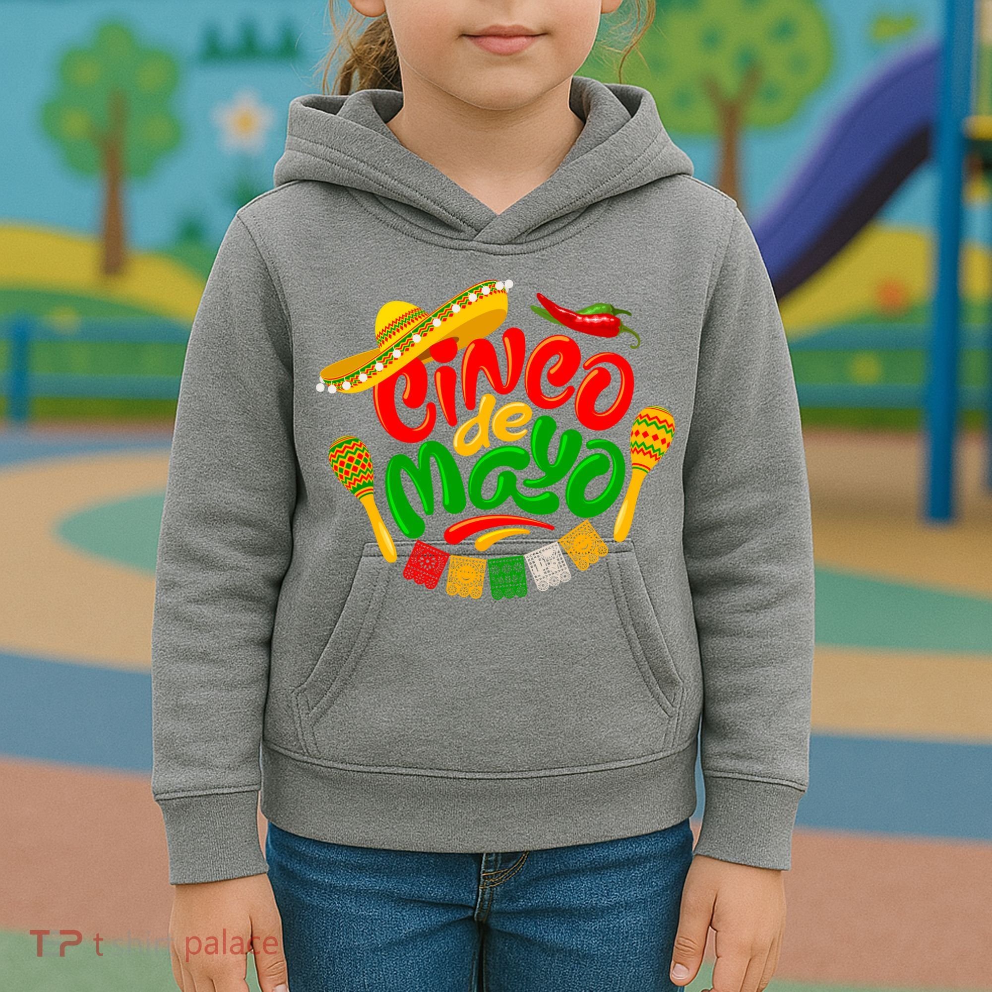 Cinco De Mayo Fiesta Celebration Kids Hoodie