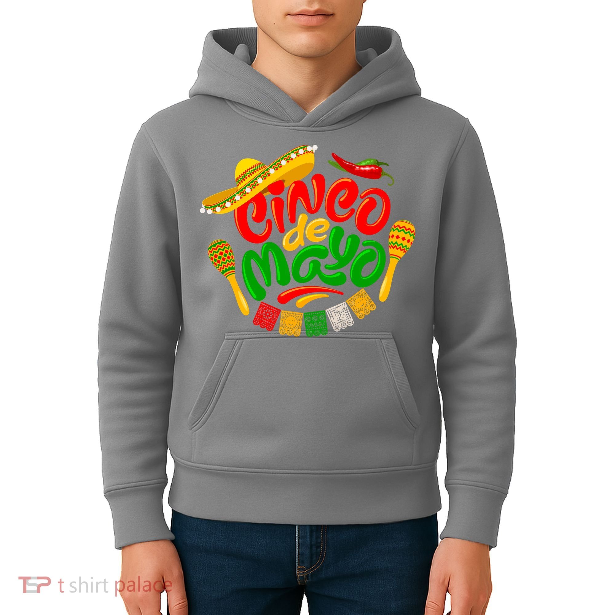 Cinco De Mayo Fiesta Celebration Kids Hoodie