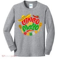 Cinco De Mayo Fiesta Celebration Kids Long Sleeve Shirt thumb 0