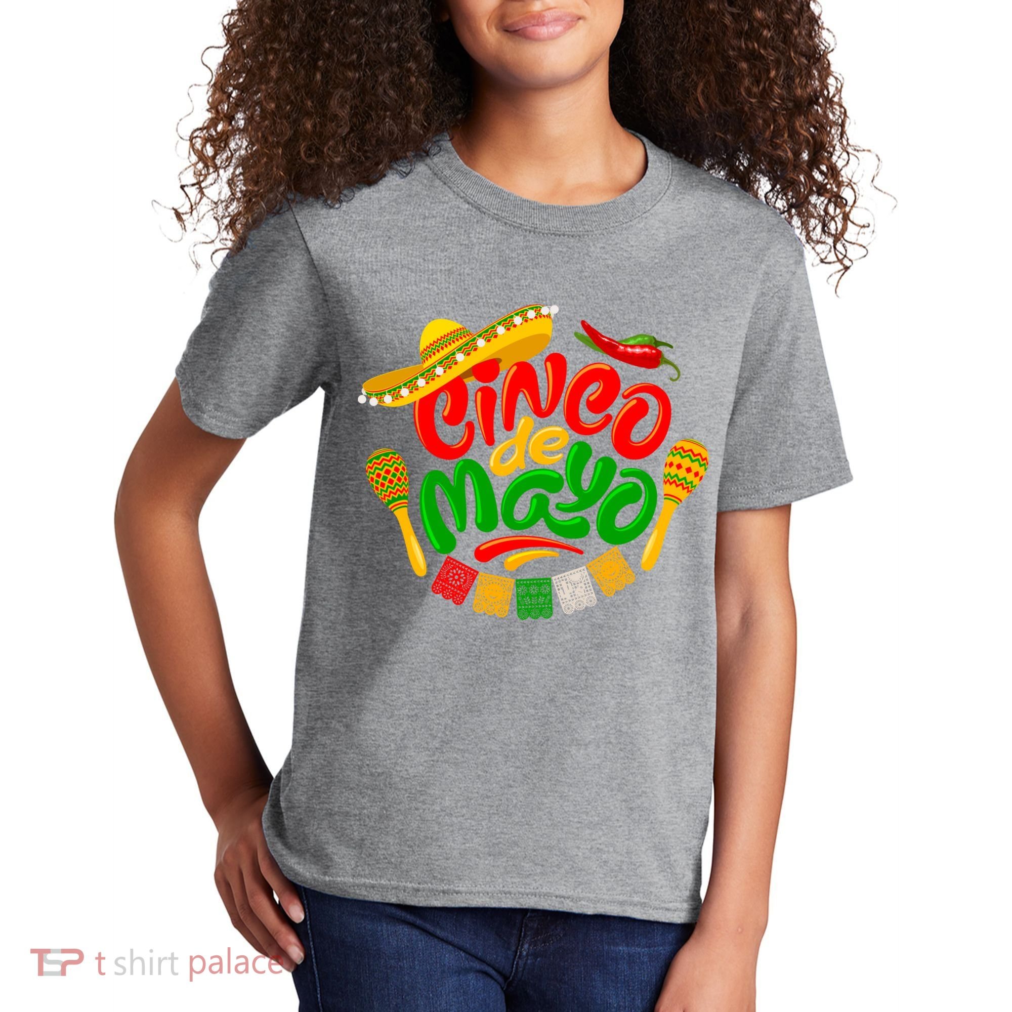 Cinco De Mayo Fiesta Celebration Kids T-Shirt