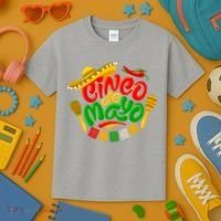 Cinco De Mayo Fiesta Celebration Kids T-Shirt thumb 3