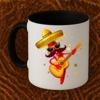 Cinco De Mayo Spicy Chili Pepper Fiesta Coffee Mug thumb 2