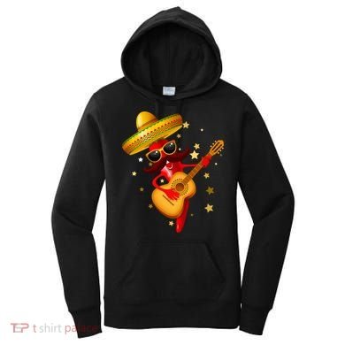 Cinco De Mayo Spicy Chili Pepper Fiesta Women's Hoodie