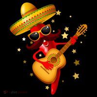 Cinco De Mayo Spicy Chili Pepper Fiesta Women's Hoodie thumb 2