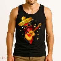 Cinco De Mayo Spicy Chili Pepper Fiesta Tank Top thumb 3
