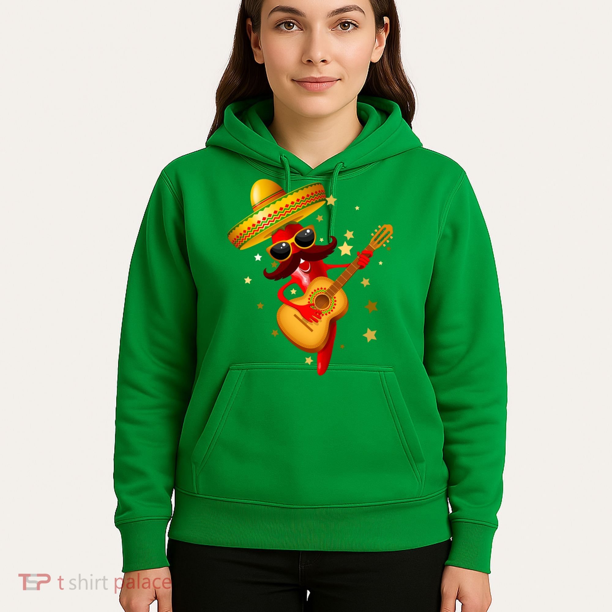 Cinco De Mayo Spicy Chili Pepper Fiesta Hoodie