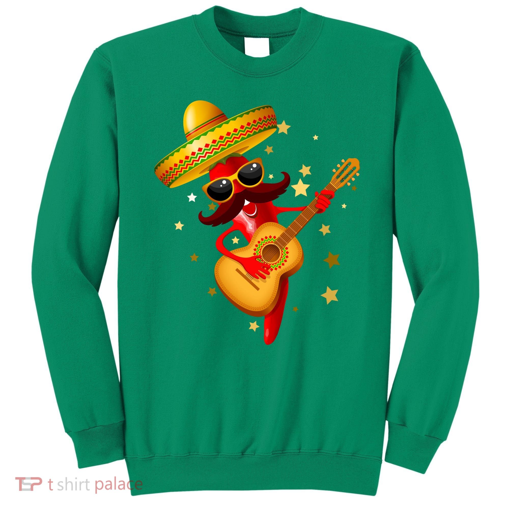 Cinco De Mayo Spicy Chili Pepper Fiesta Sweatshirt