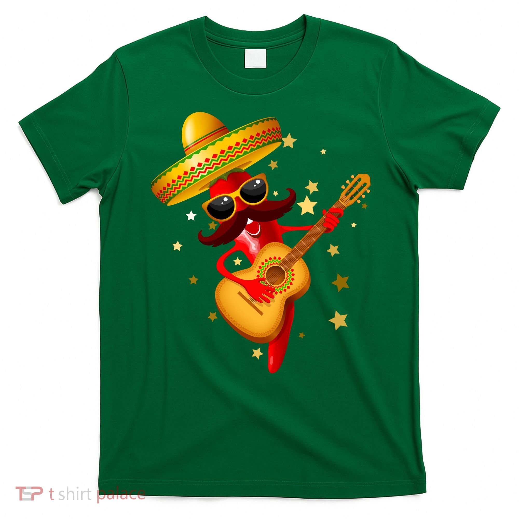 Cinco De Mayo Spicy Chili Pepper Fiesta T-Shirt