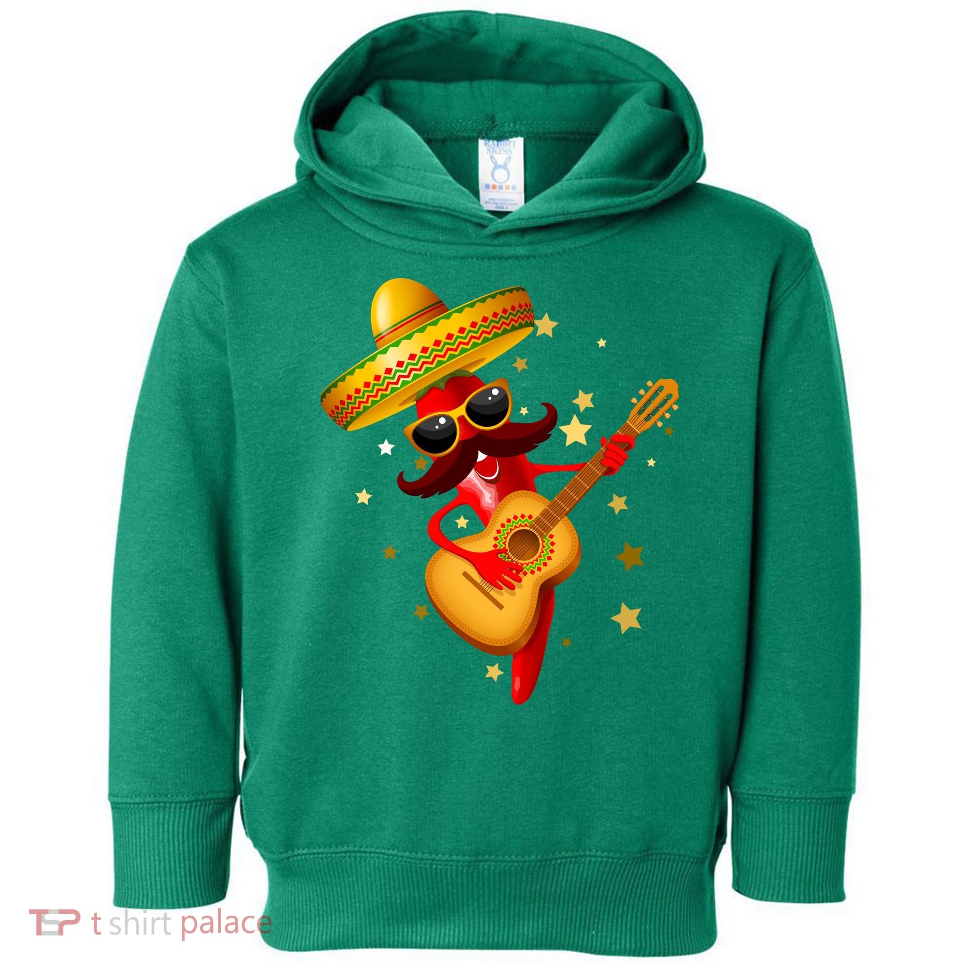 Cinco De Mayo Spicy Chili Pepper Fiesta Toddler Hoodie