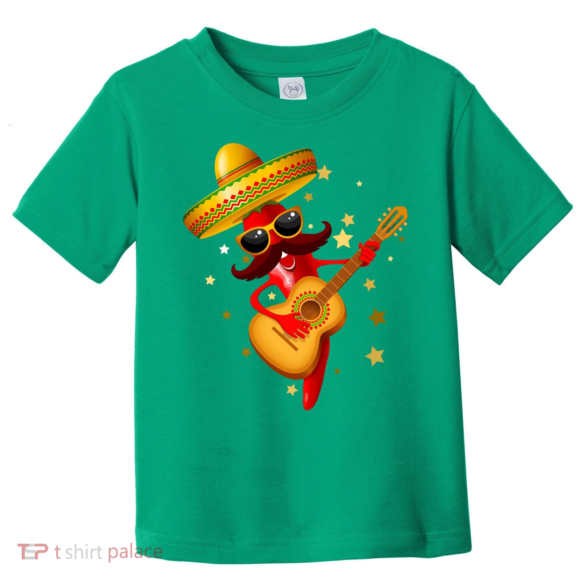 Cinco De Mayo Spicy Chili Pepper Fiesta Toddler T-Shirt