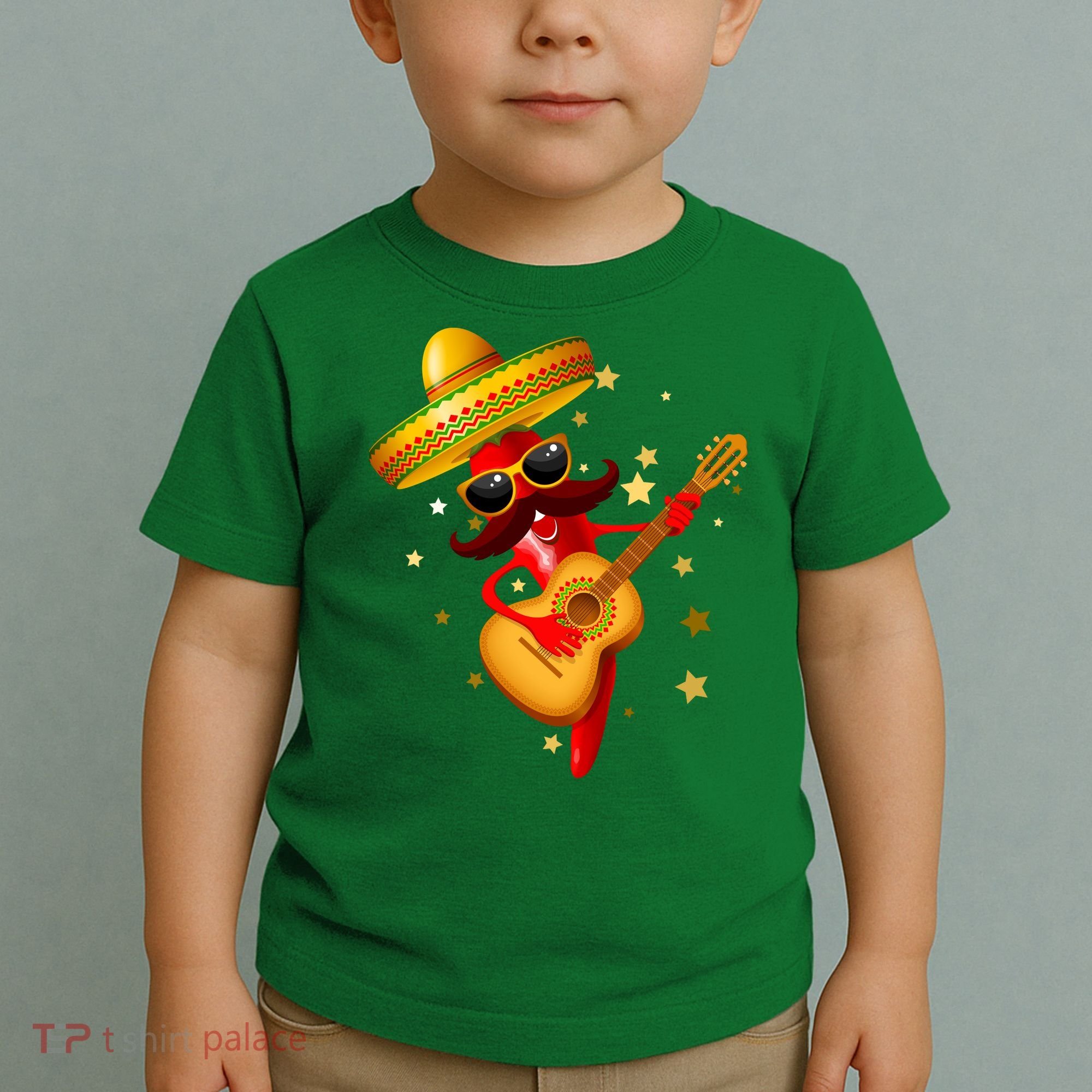 Cinco De Mayo Spicy Chili Pepper Fiesta Toddler T-Shirt