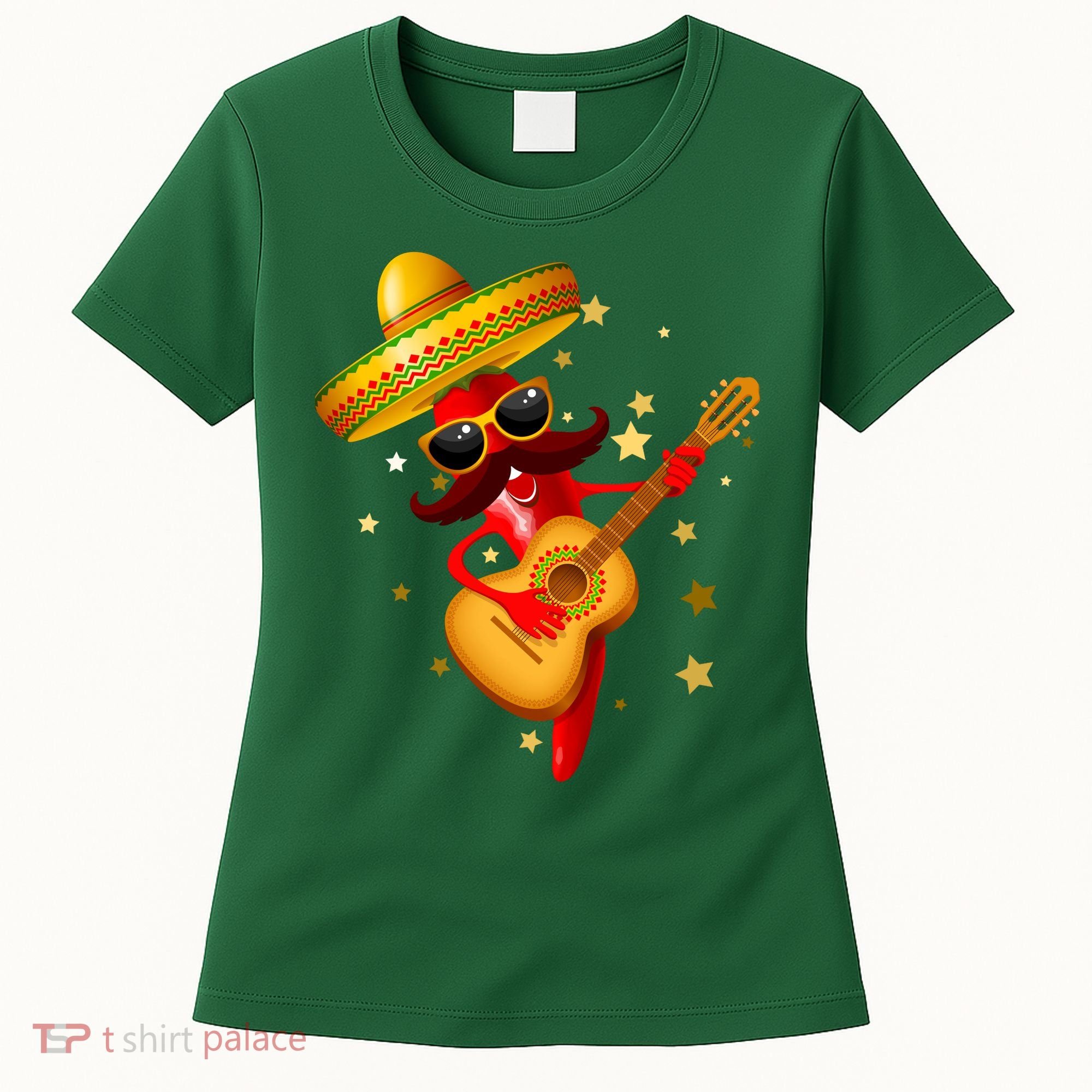 Cinco De Mayo Spicy Chili Pepper Fiesta Women's T-Shirt
