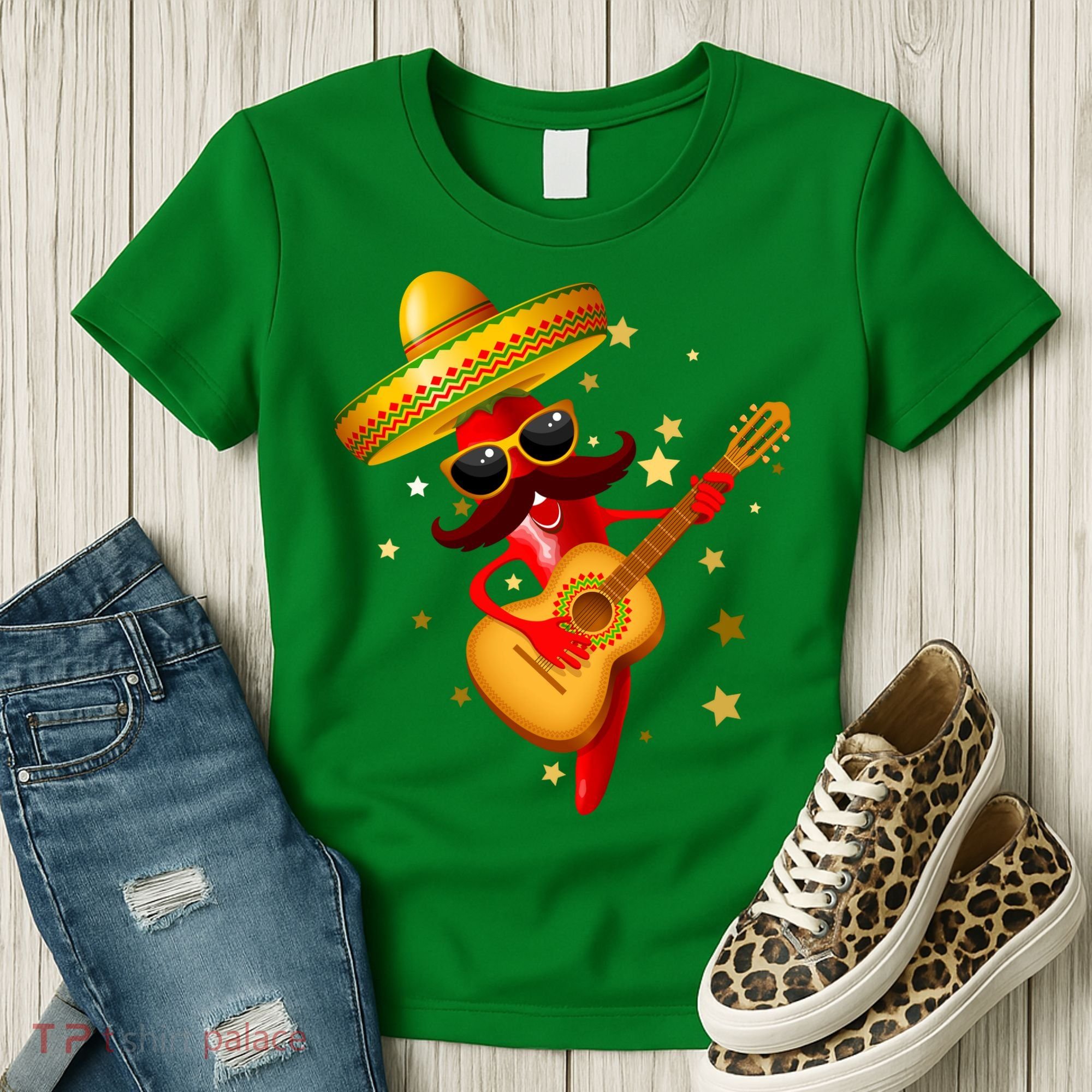 Cinco De Mayo Spicy Chili Pepper Fiesta Women's T-Shirt