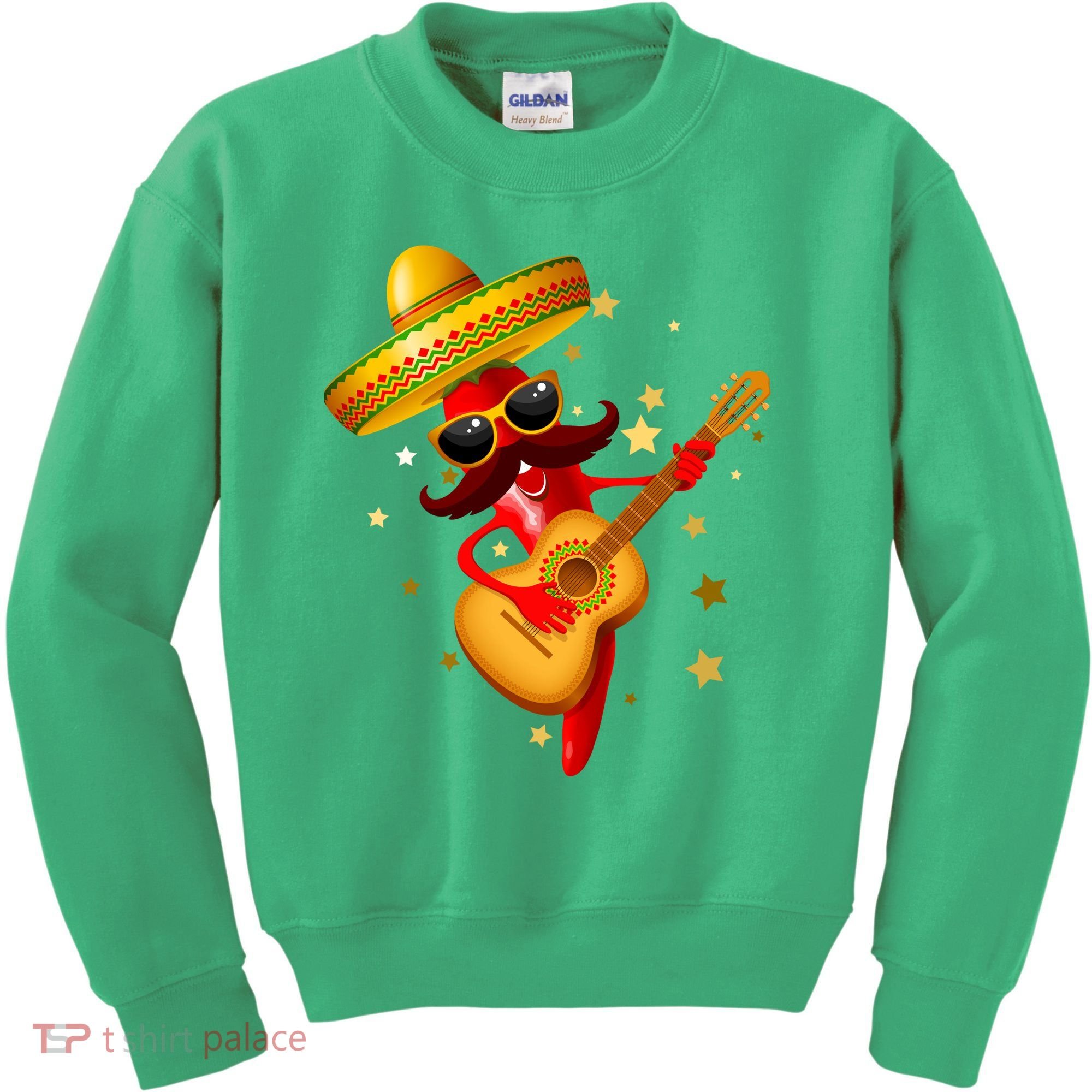 Cinco De Mayo Spicy Chili Pepper Fiesta Kids Sweatshirt