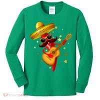 Cinco De Mayo Spicy Chili Pepper Fiesta Kids Long Sleeve Shirt thumb 0