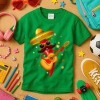Cinco De Mayo Spicy Chili Pepper Fiesta Kids T-Shirt thumb 3