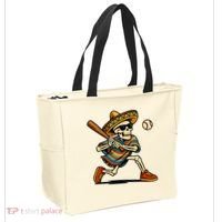 Cinco De Mayo Mariachi Skeleton Baseball Mexican Sombrero  Tote Bag thumb 2