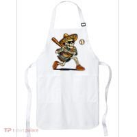 Cinco De Mayo Mariachi Skeleton Baseball Mexican Sombrero  Apron thumb 0