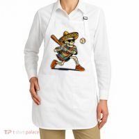 Cinco De Mayo Mariachi Skeleton Baseball Mexican Sombrero  Apron thumb 2