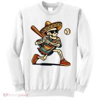 Cinco De Mayo Mariachi Skeleton Baseball Mexican Sombrero  Sweatshirt thumb 0