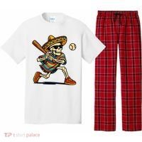 Cinco De Mayo Mariachi Skeleton Baseball Mexican Sombrero  Pajama Set thumb 0