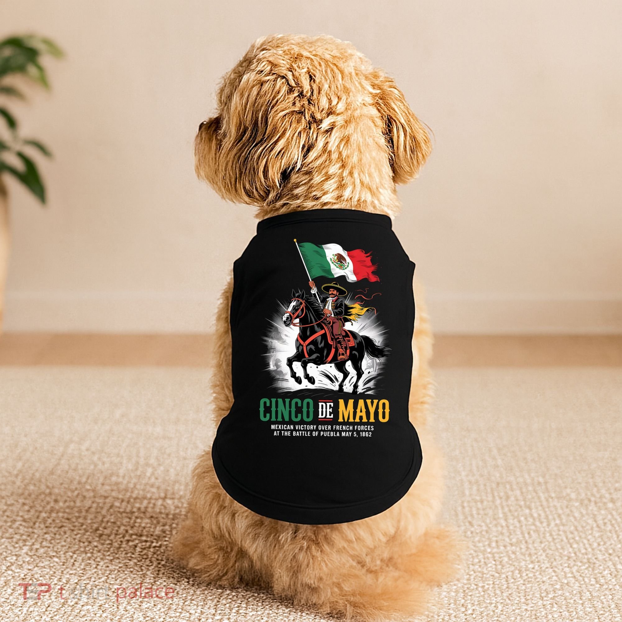 Cinco De Mayo Mexican Battle Puebla 1862 Anniversary  Doggie Tank