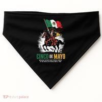 Cinco De Mayo Mexican Battle Puebla 1862 Anniversary  USA-Made Doggie Bandana thumb 0