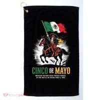Cinco De Mayo Mexican Battle Puebla 1862 Anniversary  Golf Towel thumb 0