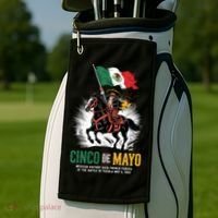 Cinco De Mayo Mexican Battle Puebla 1862 Anniversary  Golf Towel thumb 2