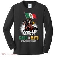 Cinco De Mayo Mexican Battle Puebla 1862 Anniversary  Kids Long Sleeve Shirt thumb 0