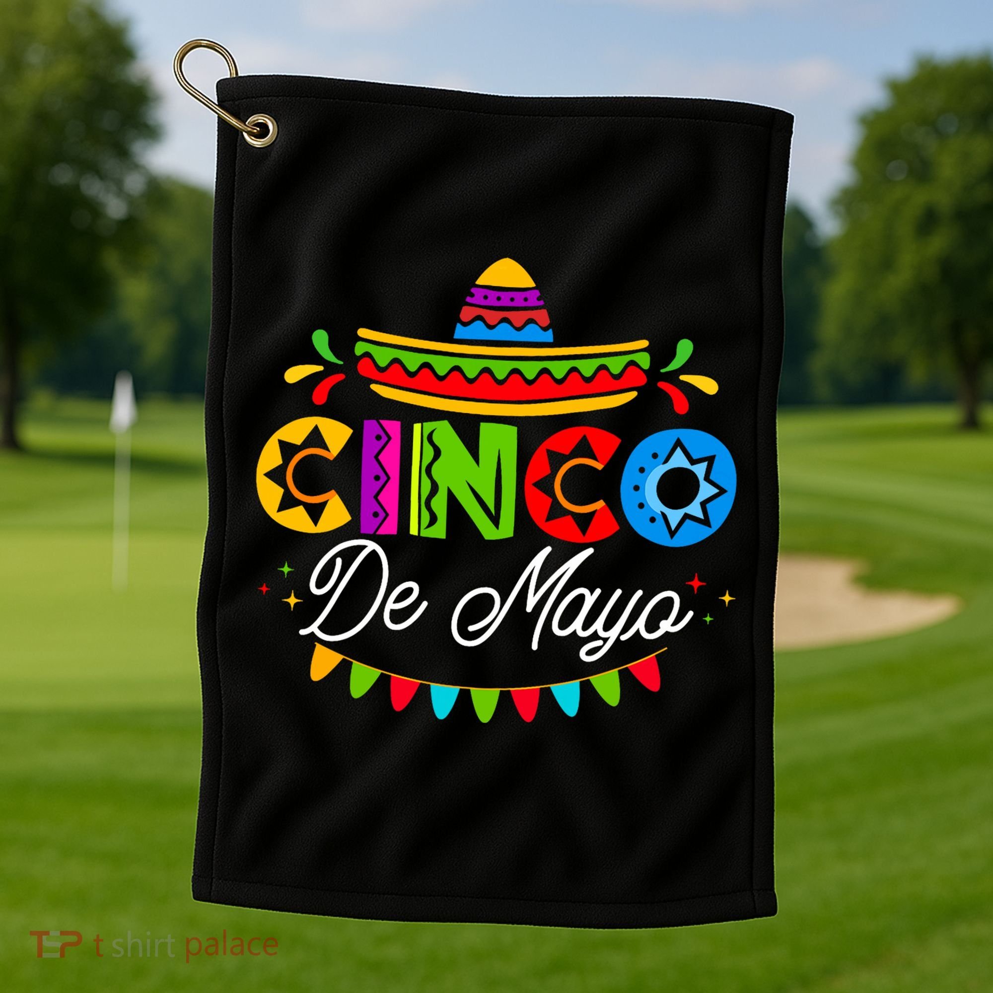 Cinco De Mayo Mexican Fiesta Squad 5 De Mayo Mexico Party Golf Towel