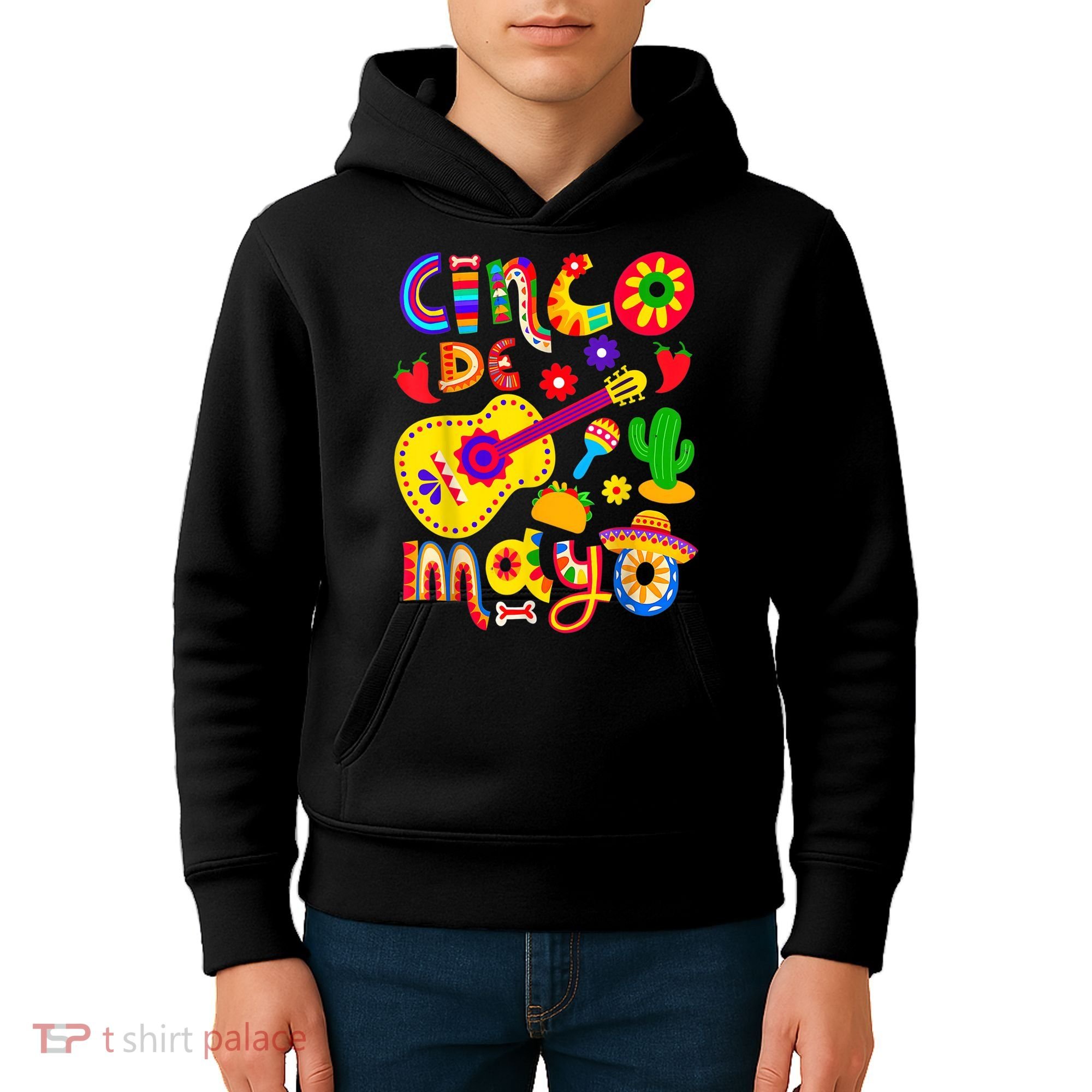 Cinco De Mayo Shirt Mexican Fiesta 5 De Mayo Kids Hoodie