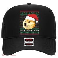Christmas Doge Meme Shiba Inu Santa Funny Ugly Sweater Xmas Great Gift Hat thumb 0