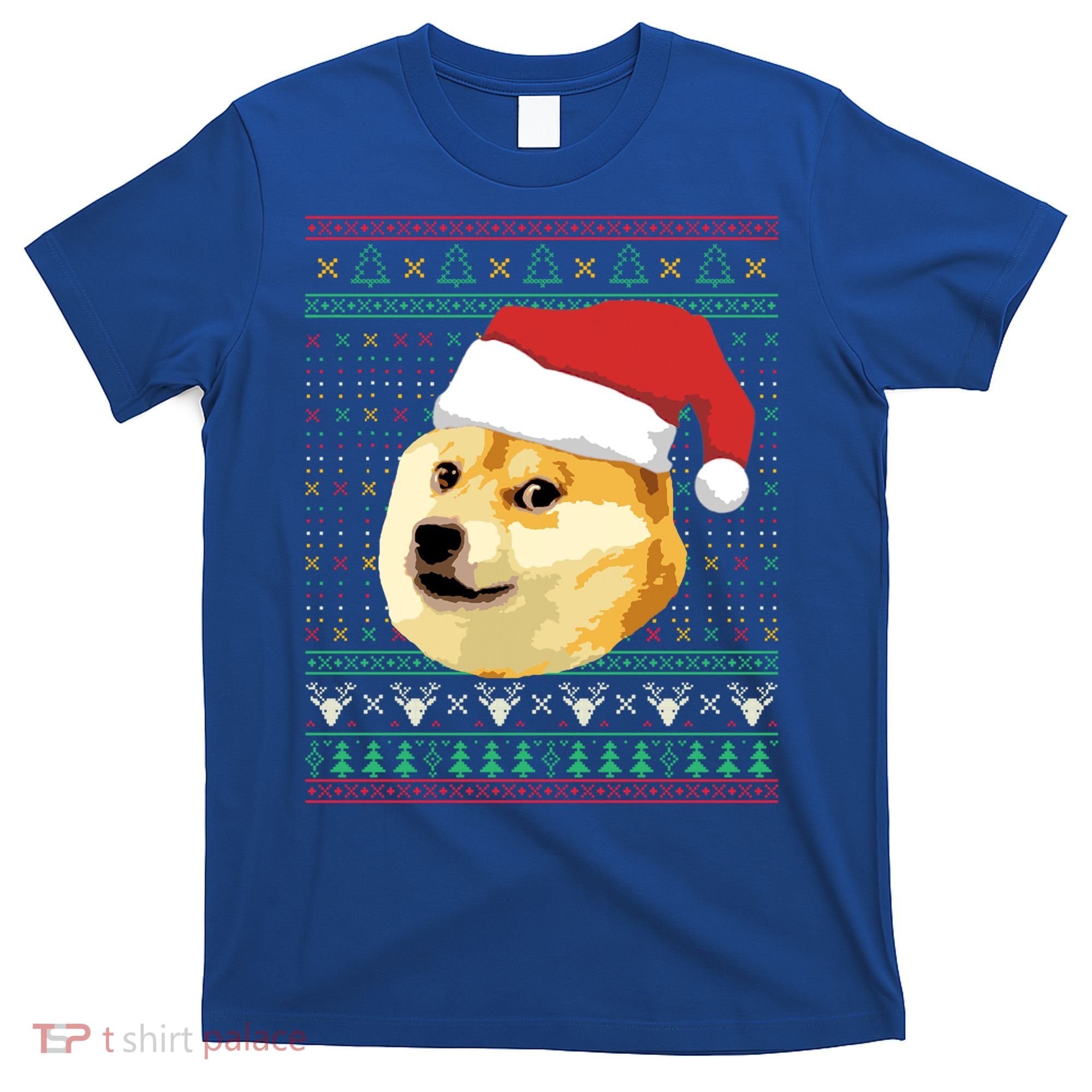 Christmas Doge Meme Shiba Inu Santa Funny Ugly Sweater Xmas Great Gift T-Shirt