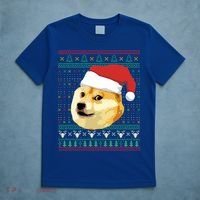 Christmas Doge Meme Shiba Inu Santa Funny Ugly Sweater Xmas Great Gift T-Shirt thumb 5