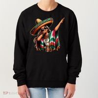 Cinco De Mayo Dabbing Mexican Women Funny Cinco De Mayo Women's Sweatshirt thumb 0