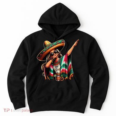 Cinco De Mayo Dabbing Mexican Women Funny Cinco De Mayo Hoodie